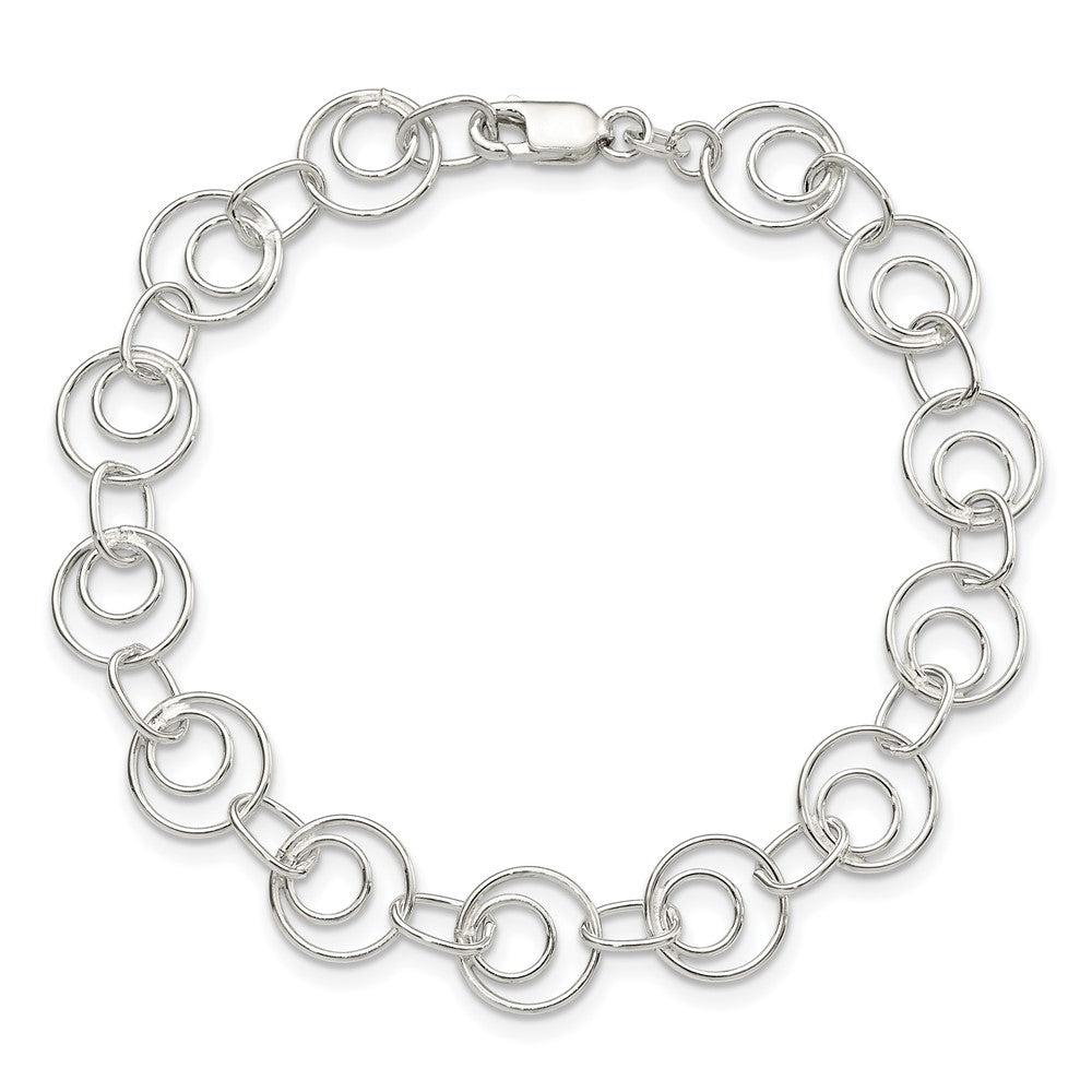 7.5 Inch Sterling Silver Link Bracelet