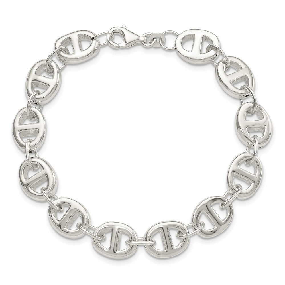 7.5 Inch Sterling Silver Polished Fancy Link 7.5In Bracelet