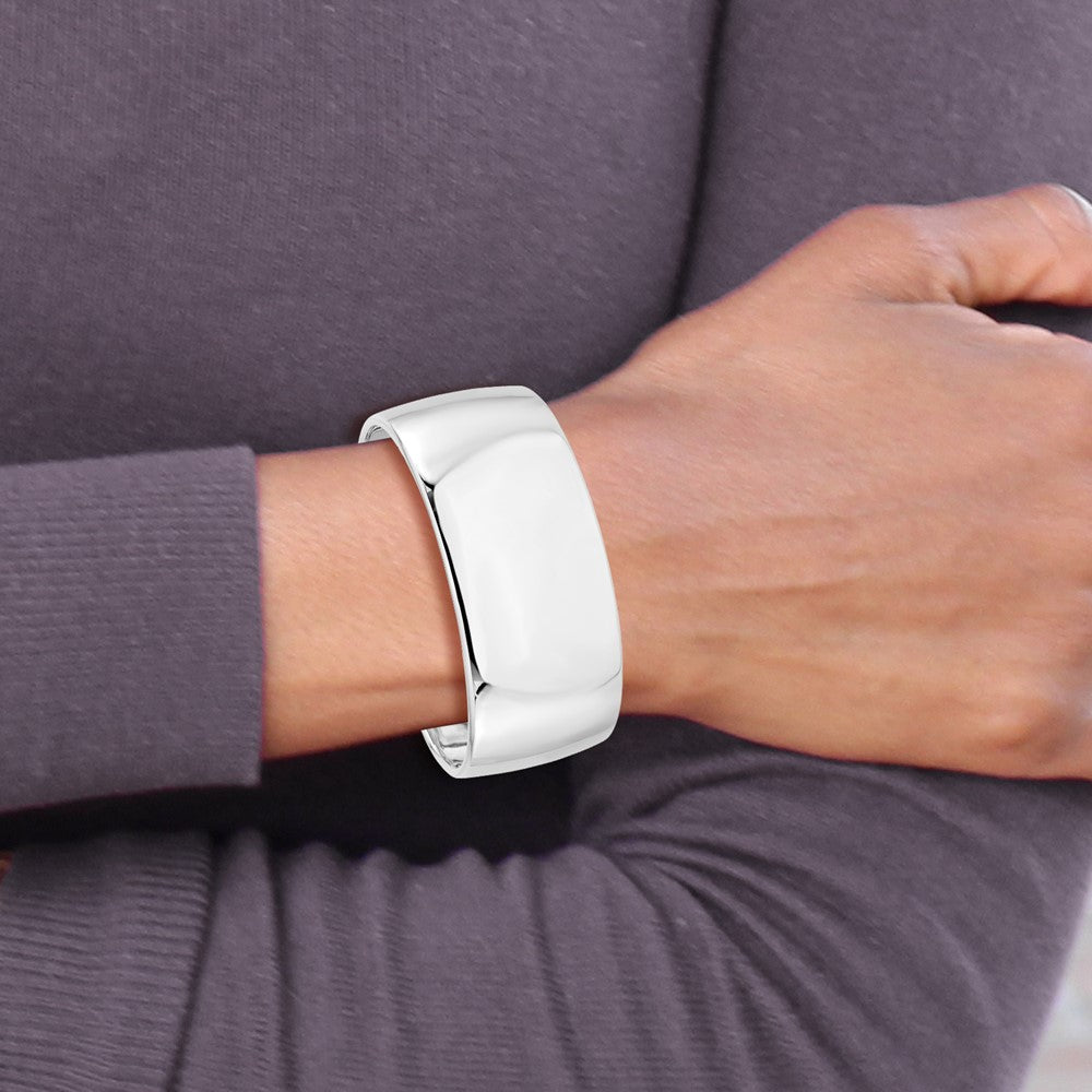 Sterling Silver Polished Slip-On Bangle
