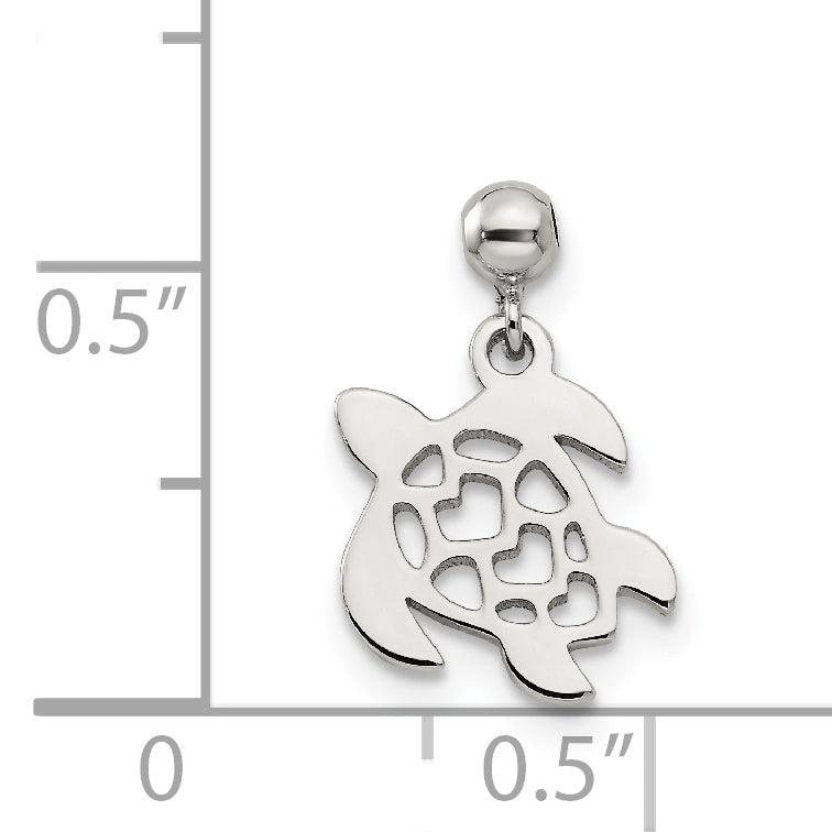 Sterling Silver Mio Memento Dangle Turtle Charm