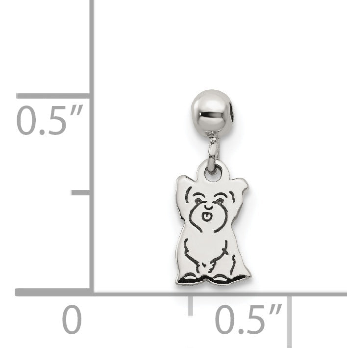 Sterling Silver Mio Memento Dangle Dog Charm