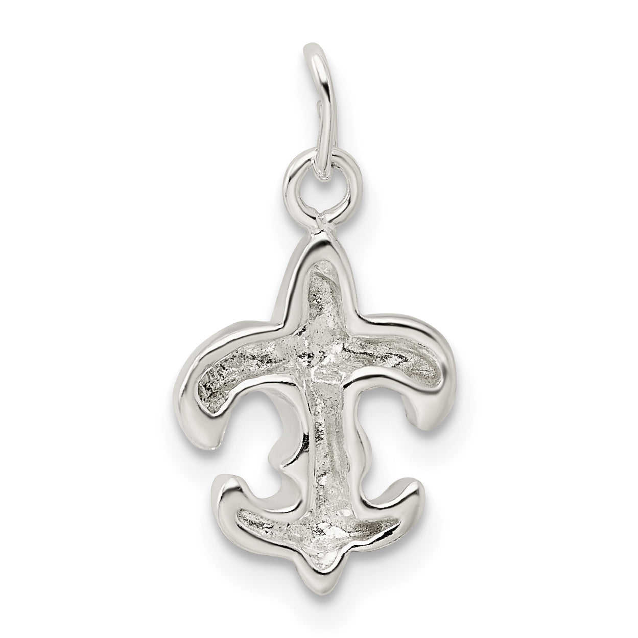 Sterling Silver Small Fleur De Lis Charm