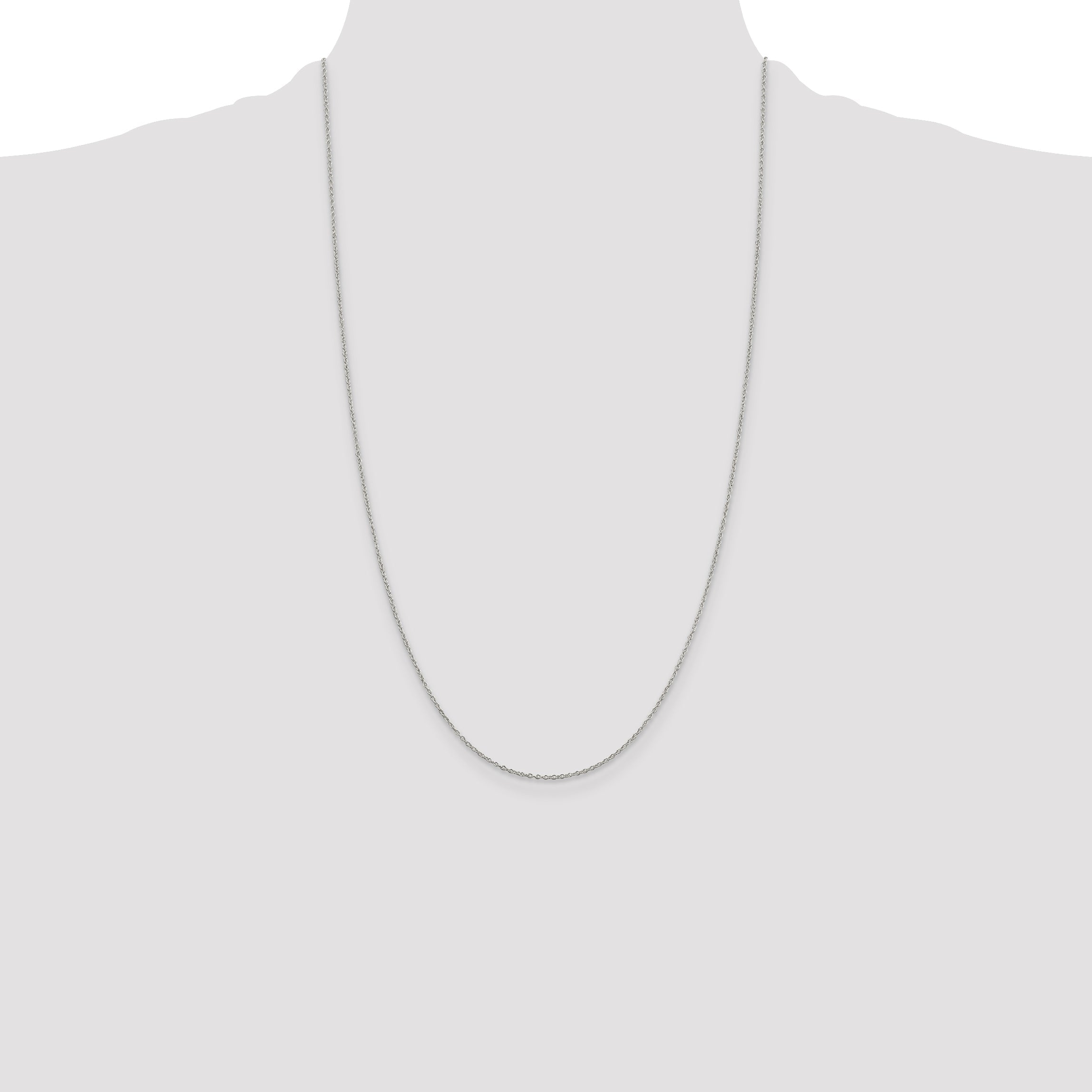 26 Inch Sterling Silver 1.10mm Forzantina Cable Chain Necklace