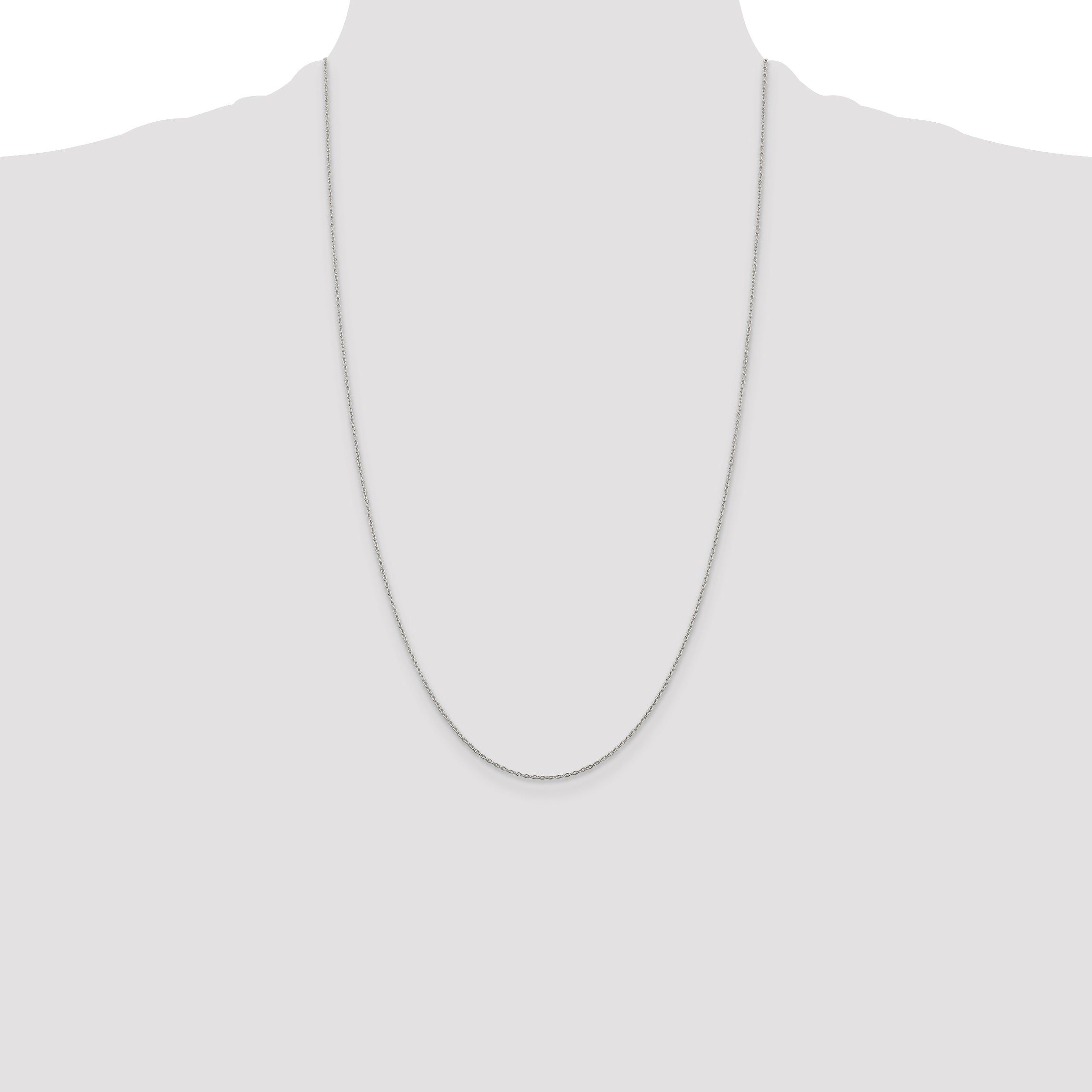 26 Inch Sterling Silver 1.30mm Forzantina Cable Chain Necklace