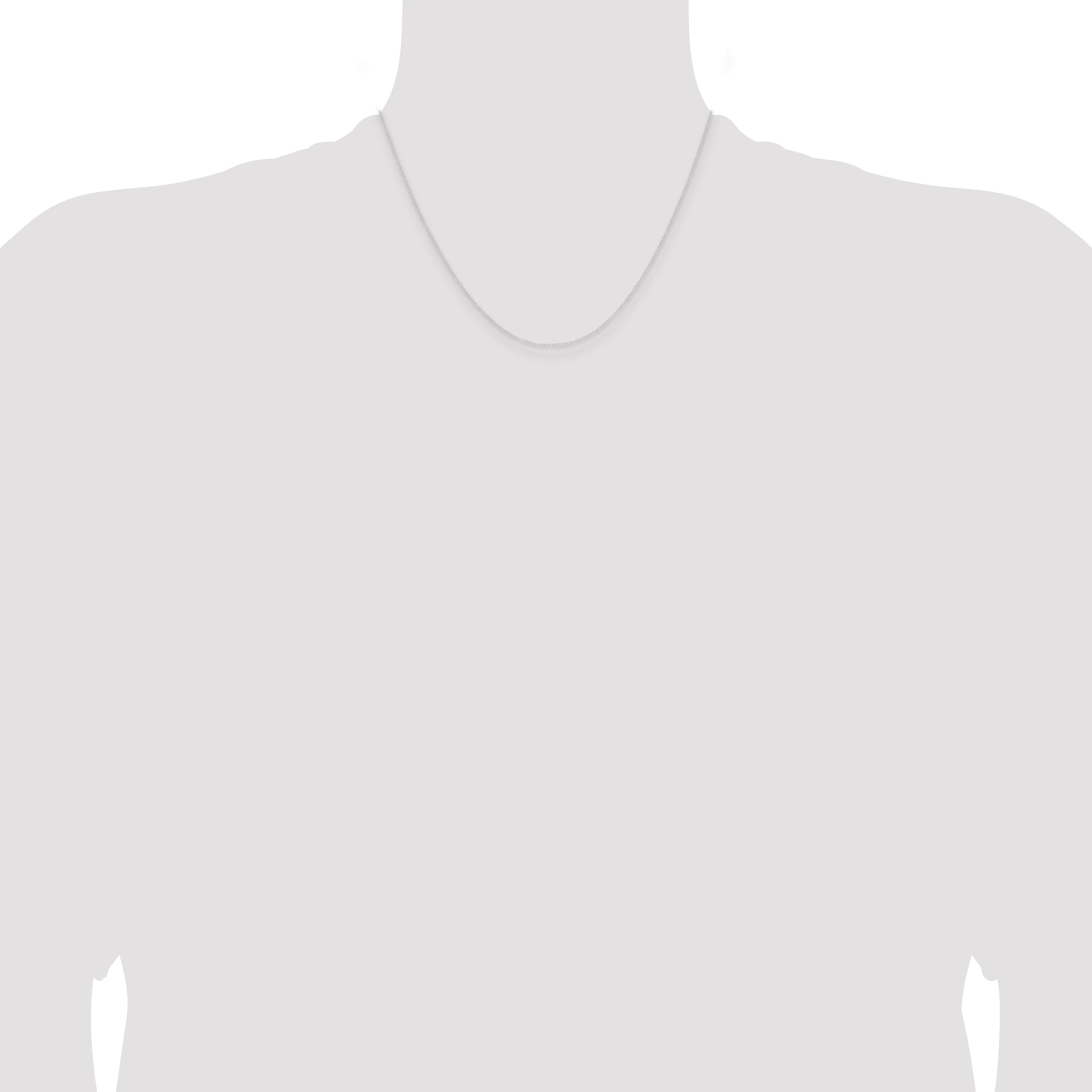 18 Inch Sterling Silver .95mm Forzantina Cable Chain Necklace