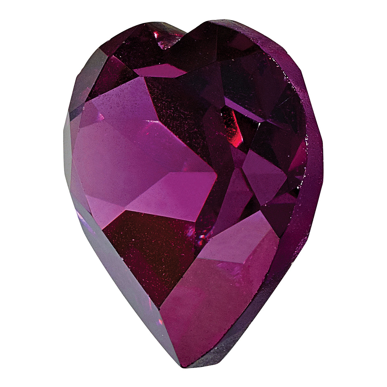 Gemstone Rhodolite Garnet Aa Quality 7mm Heart