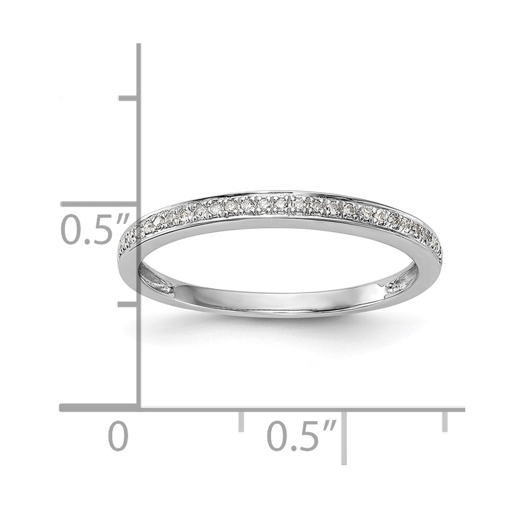 14k White Gold Lab Grown VS/SI+ G+ Diamond Wedding Band Ring