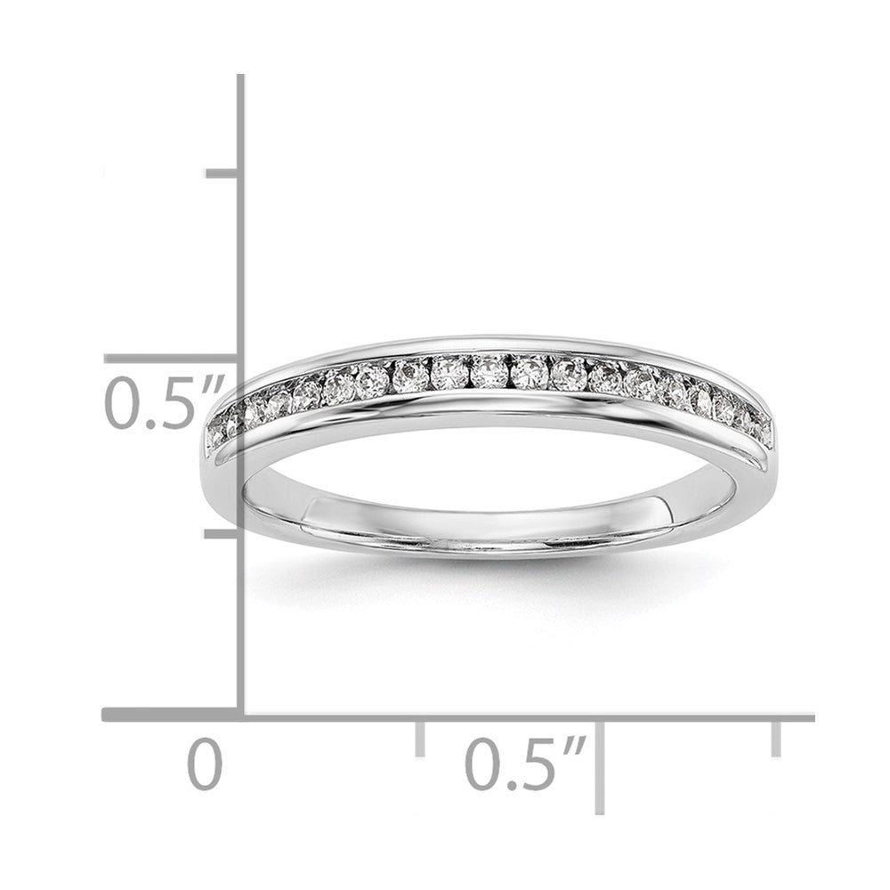 14k White Gold Lab Grown VS/SI+ G+ Diamond Wedding Band Ring