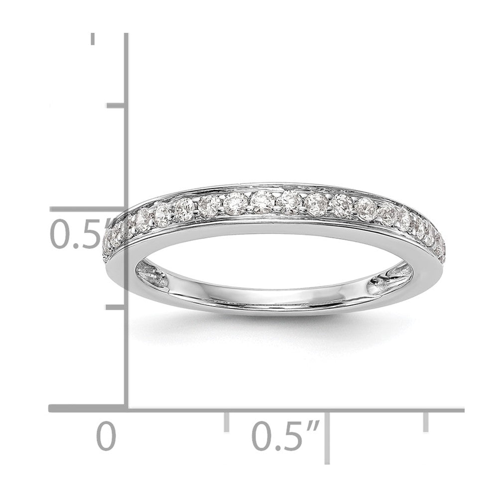 14K White Gold Lab Grown VS/SI+ G+ Diamond Wedding Band Ring