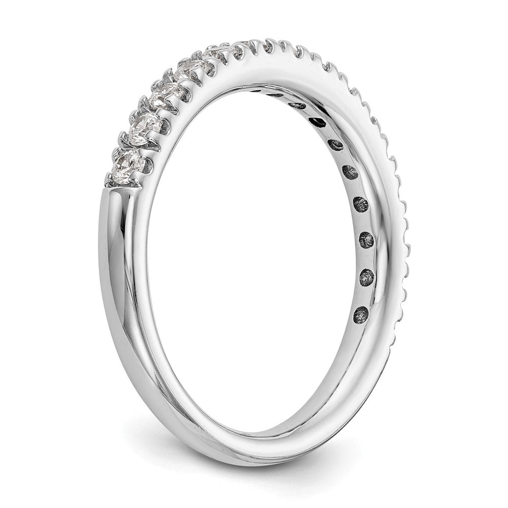 14K White Gold Lab Grown Diamond VS/SI+ G+ Band Ring