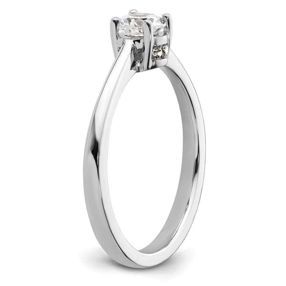 10k White Gold 1 Ct. Lab Grown Diamond VS/SI+ G+ Engagement Ring