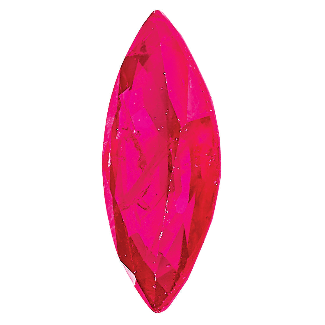 Gemstone Ruby Aa Quality 3X1.5mm Marquise