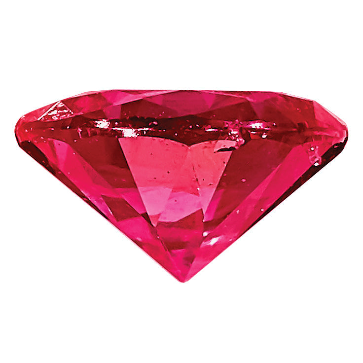 Gemstone Ruby Aa Quality 1.25mm Round Diamond-Cut