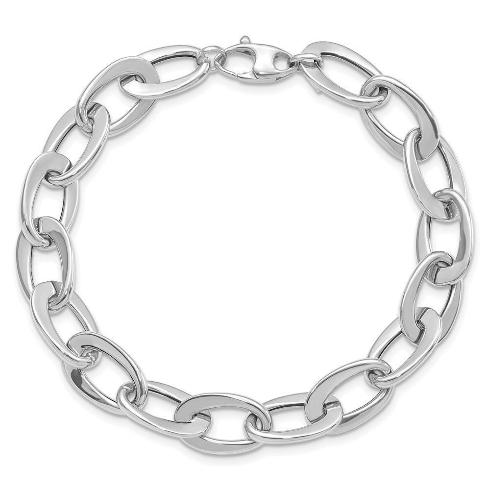 8 Inch 14Kw Polished Fancy Link Bracelet