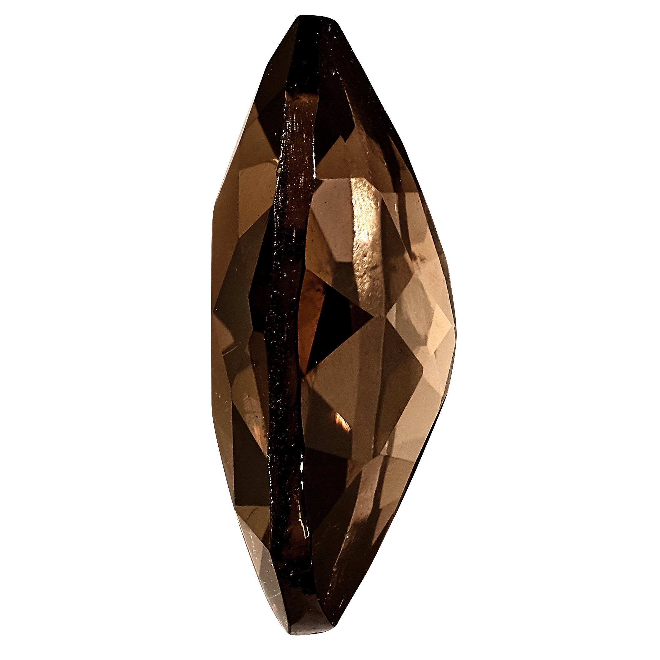 Gemstone Smoky Quartz Aa Quality 10X5mm Marquise Checkerboard
