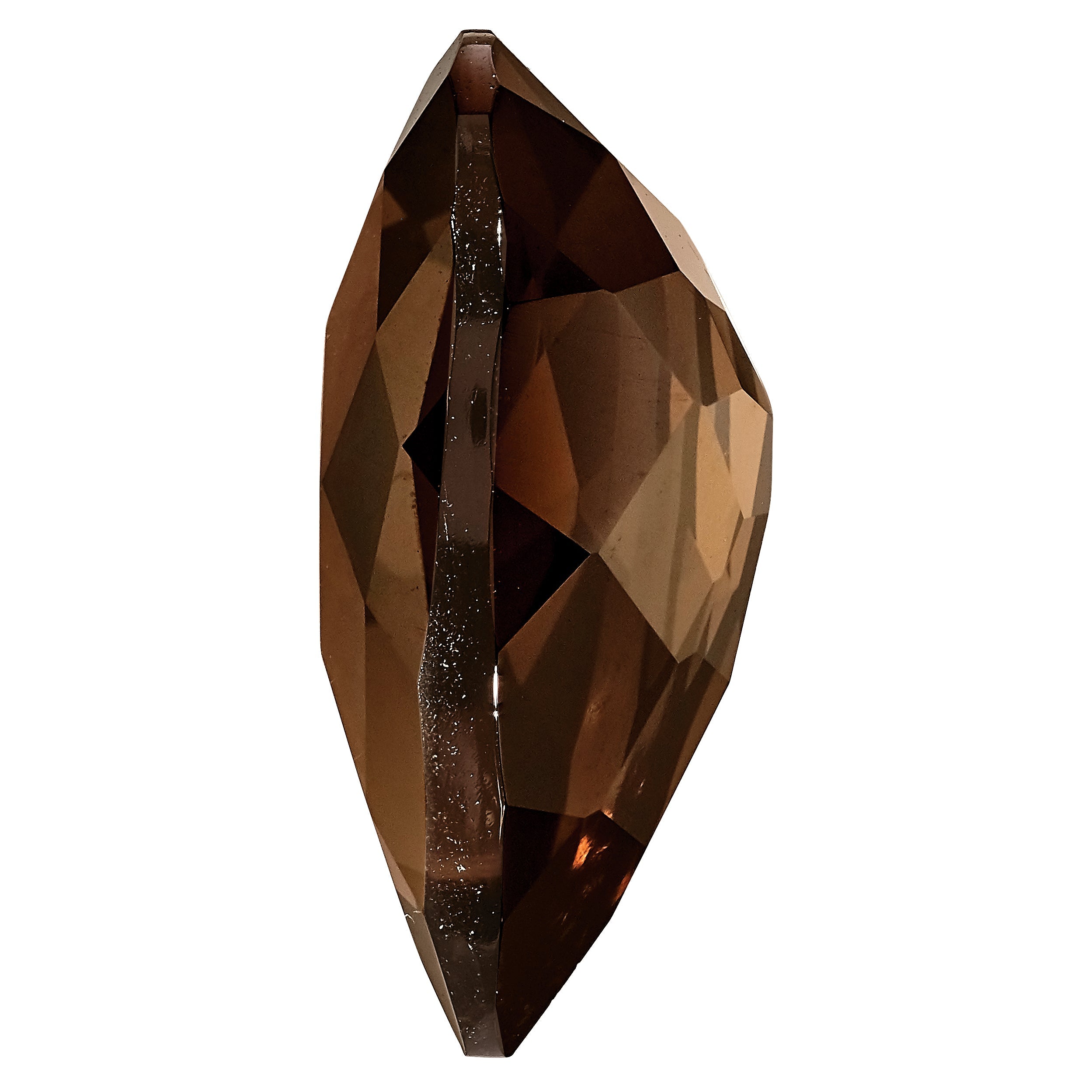 Gemstone Smoky Quartz Aa Quality 9X6mm Pear Checkerboard