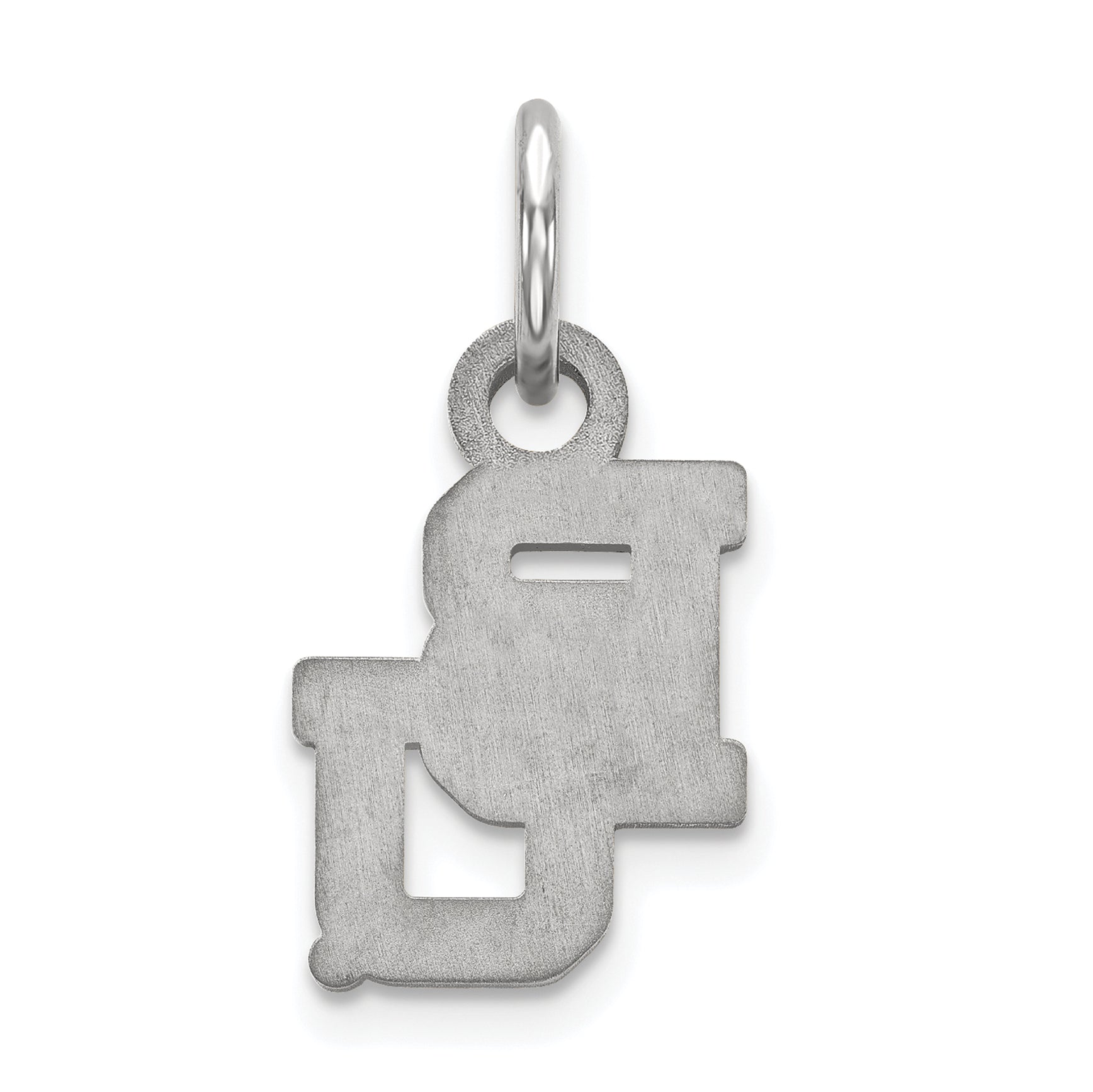 Sterling Silver Rhodium Plated Logoart Baylor University Bears Extra Small Pendant