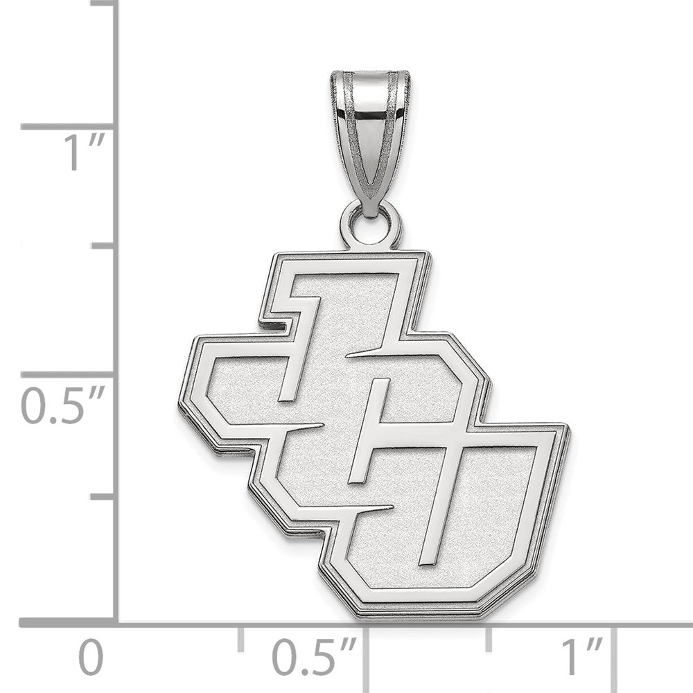 10K White Gold Logoart John Carroll University Medium Pendant