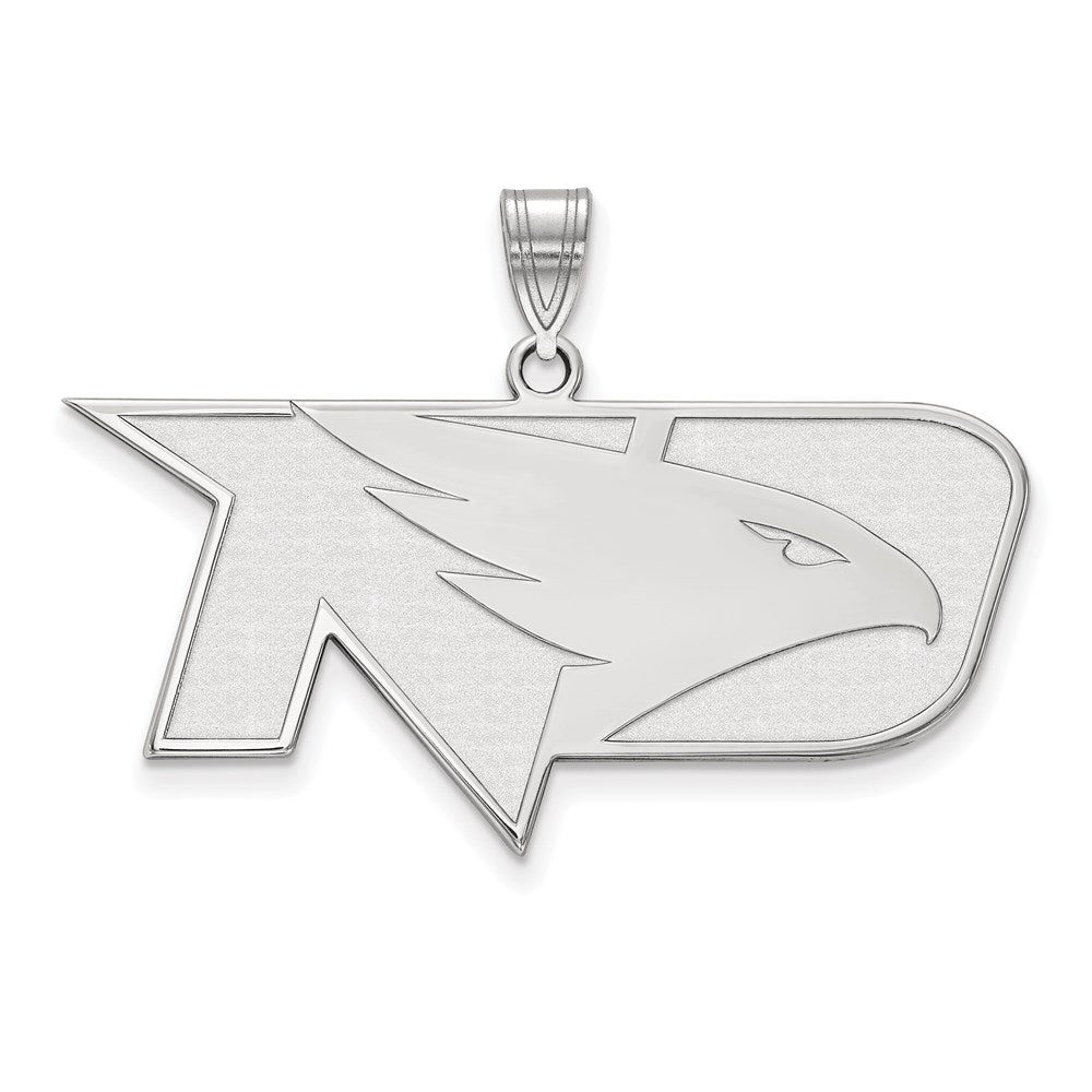 10K White Gold Logoart University Of North Dakota Large Pendant