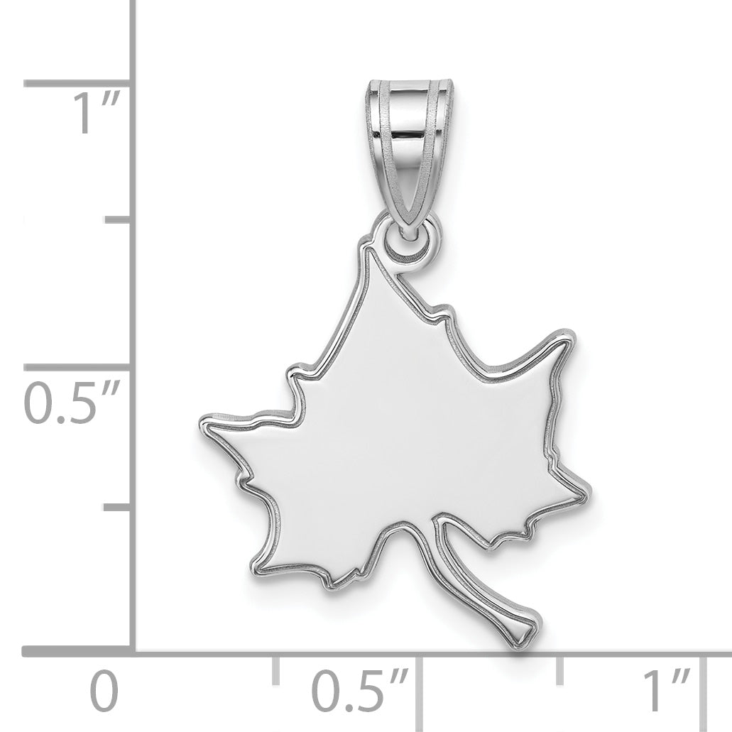 Sterling Silver Rhodium Plated Logoart Indiana State University I S Large Pendant