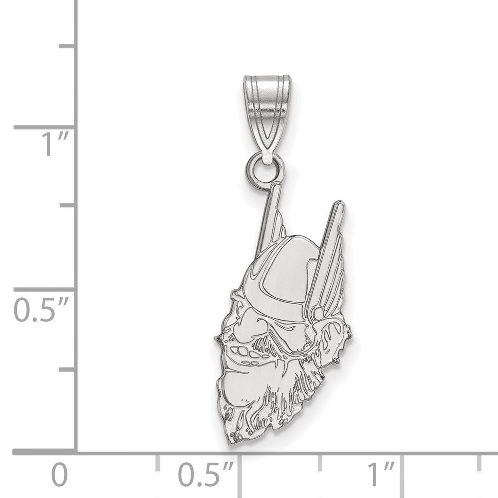 14K White Gold Logoart University Of Idaho Joe Vandal Large Pendant