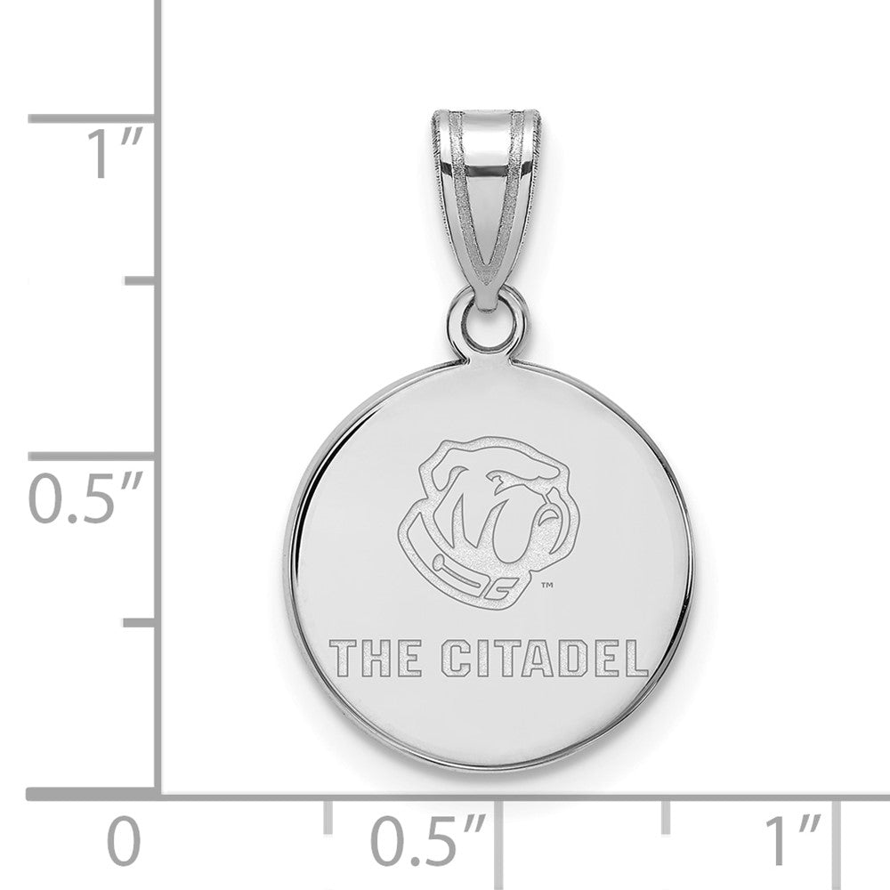 14K White Gold 14Kw Logoart The Citadel Medium Pendant