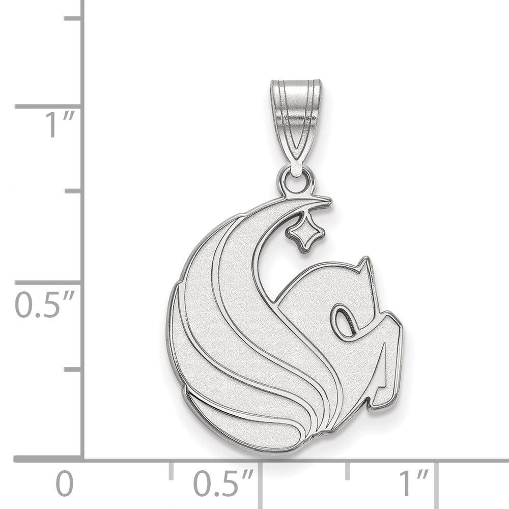 10K White Gold Logoart University Of Central Florida Pegasus Large Pendant
