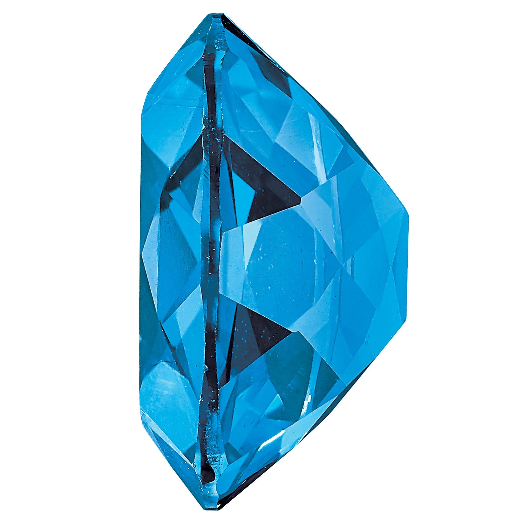 Gemstone Kashmir Blue Passion Topaz 10X8mm Antique Long Cushion