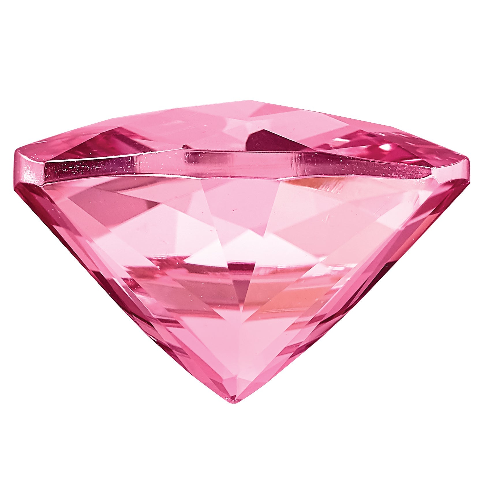 Gemstone Baby Pink Passion Topaz 5mm Antique Cushion Checkerboard