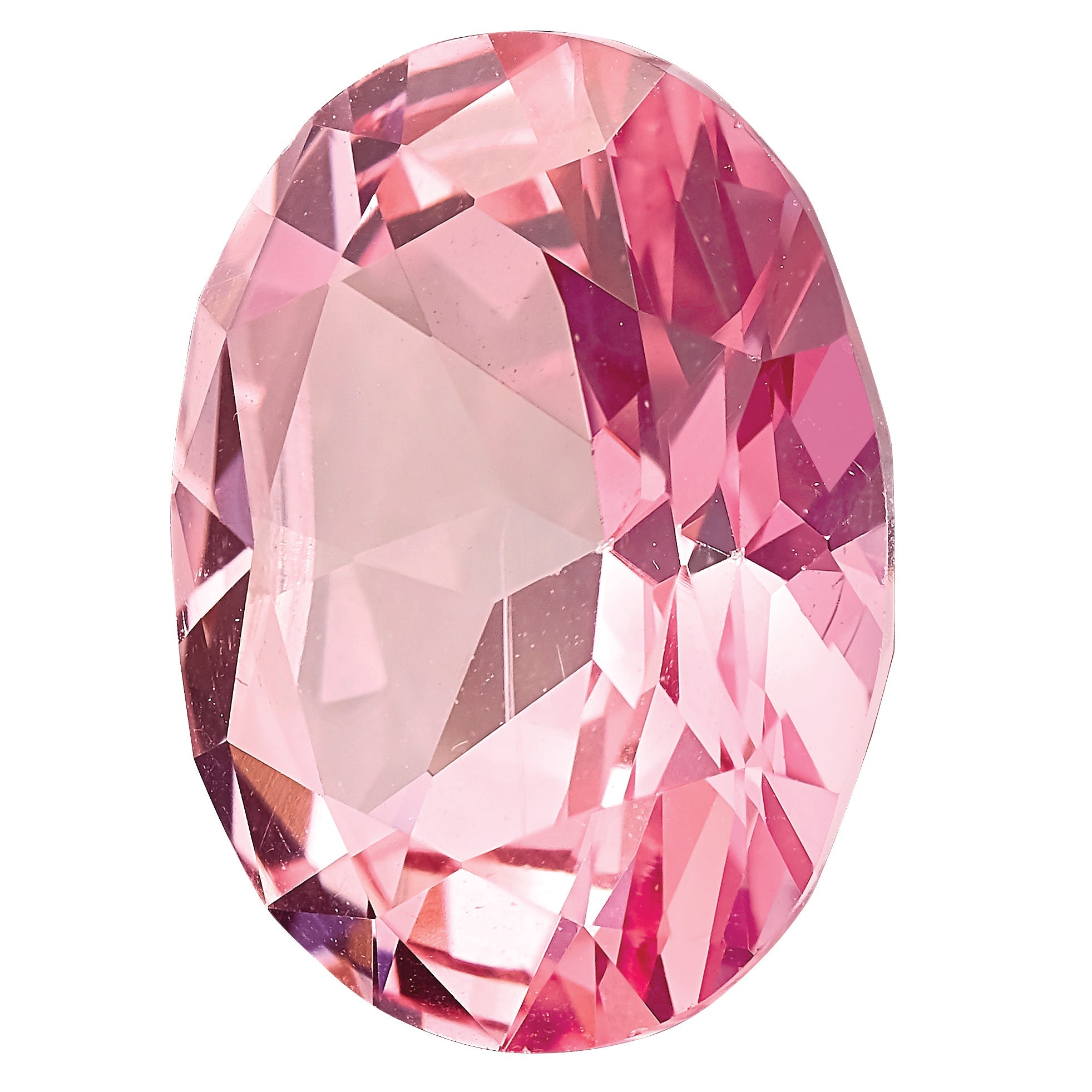 Gemstone Baby Pink Passion Topaz 12X10mm Oval