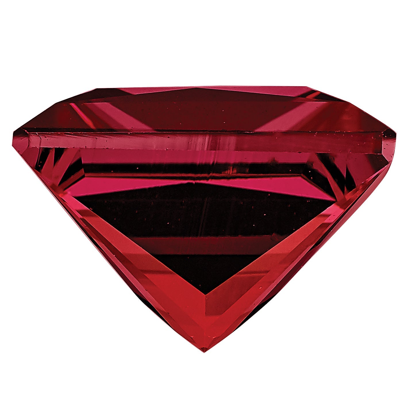 Gemstone Blazing Red Passion Topaz 6mm Princess