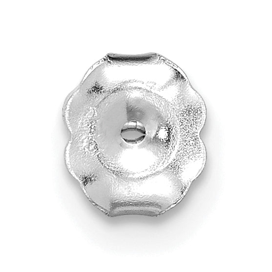 14K White Gold 1/10 Ctw Lab Grown Diamond Vs+ F+ Round 3 Prong Heavy Wt. Stud Earrings