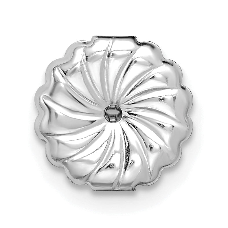 14K White Gold 4 Carat Certified Lab Grown Diamond Vs+ F+ Complete Oval Four Prong Stud Earrings