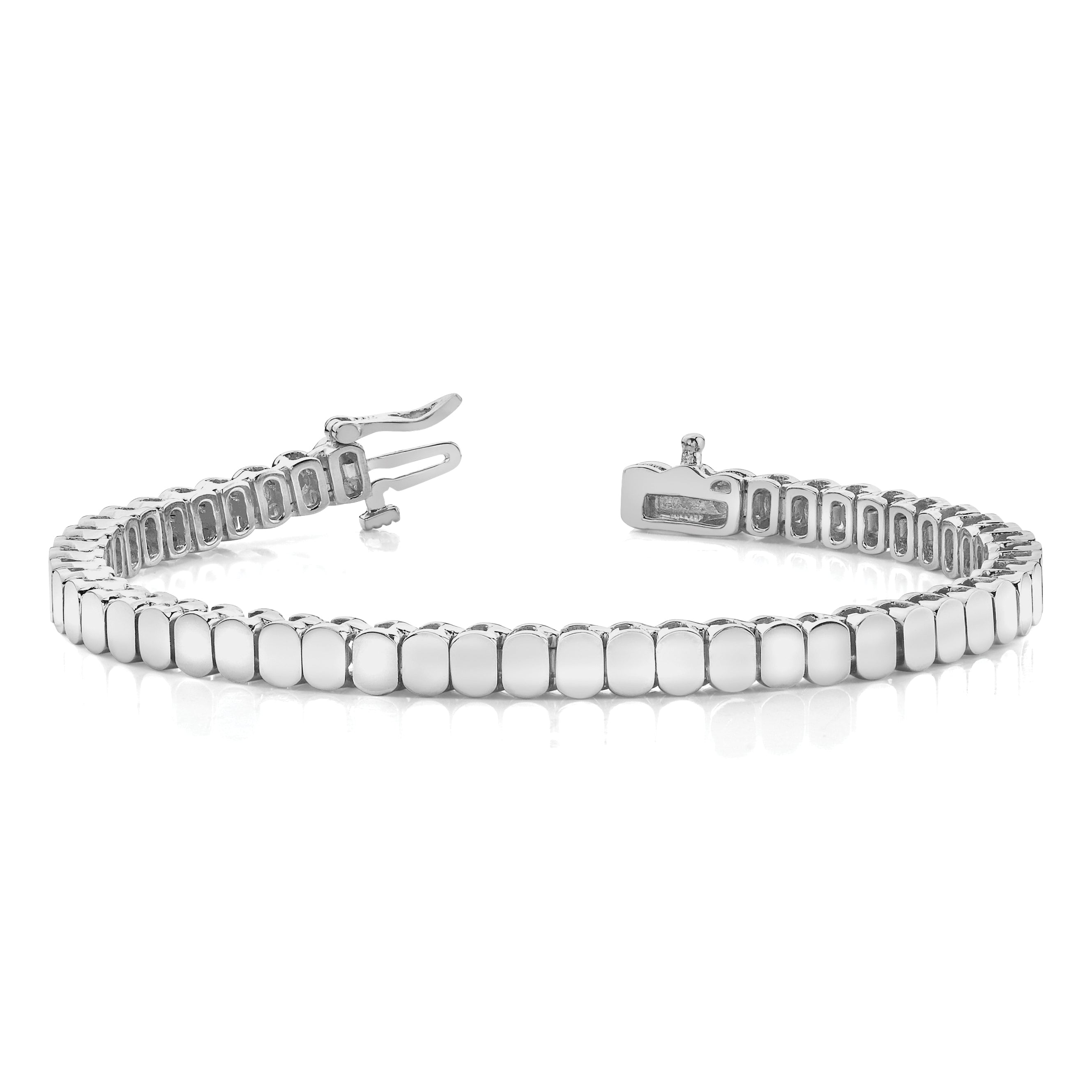 14K White Gold Holds Up To 51 3mm Stones Add A Diamond Tennis Bracelet Moun