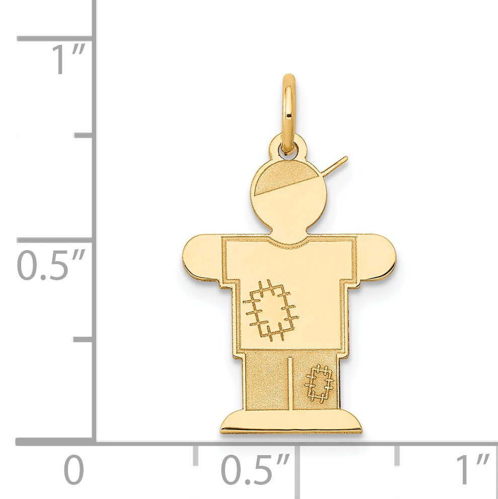 14k Yellow Gold 14k Kid Charm