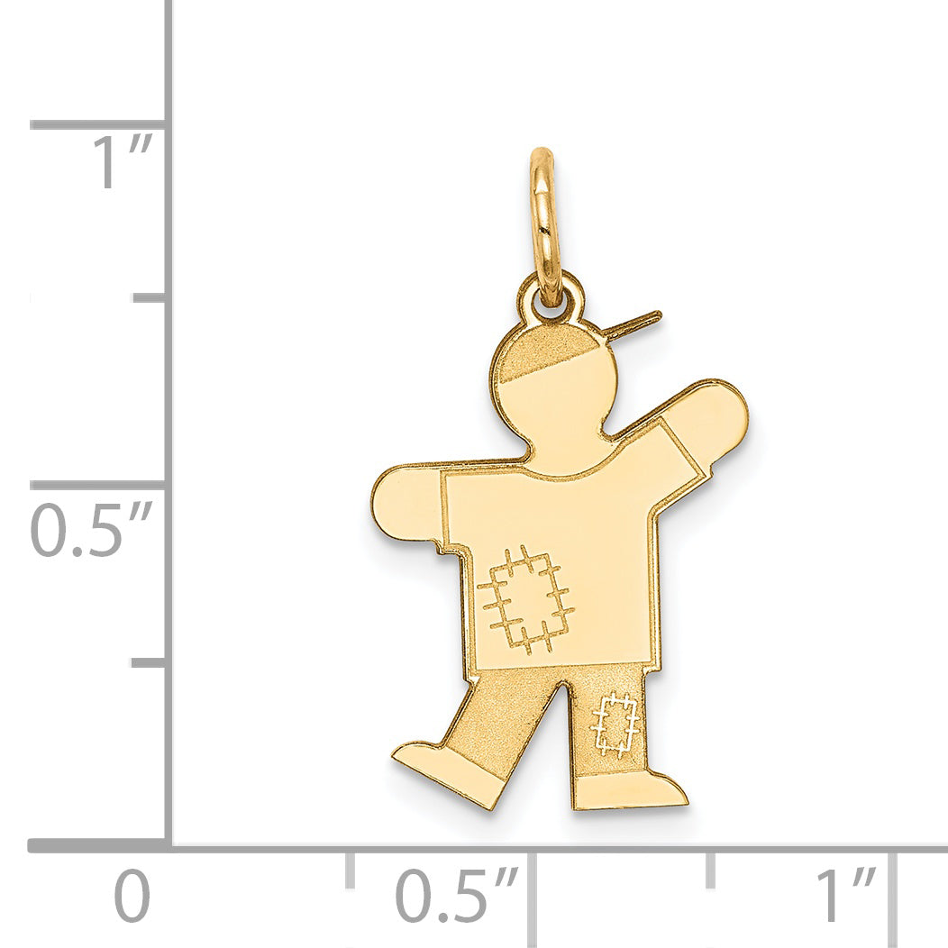 14k Yellow Gold 14k Kid Charm