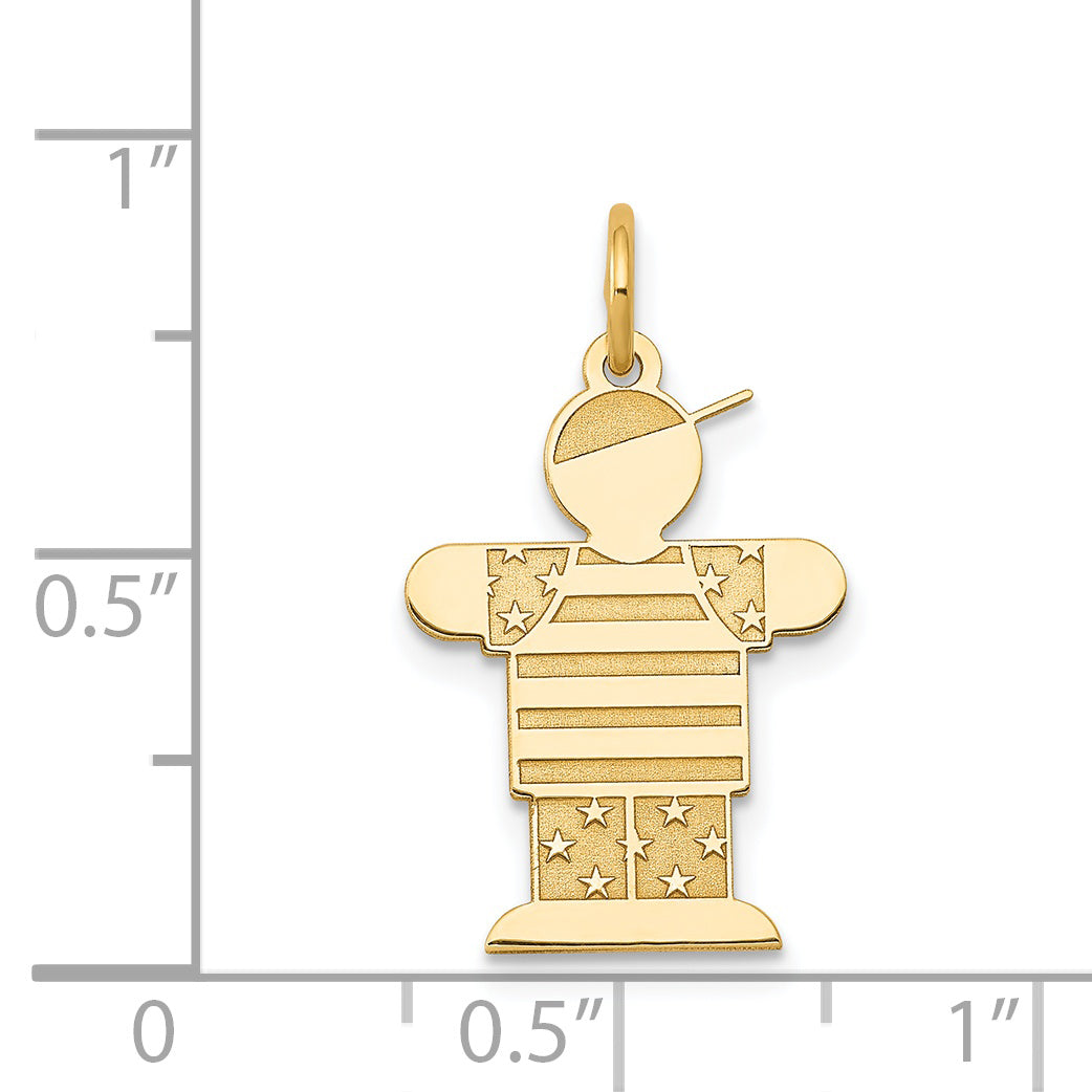 14k Yellow Gold 14k Kid Charm