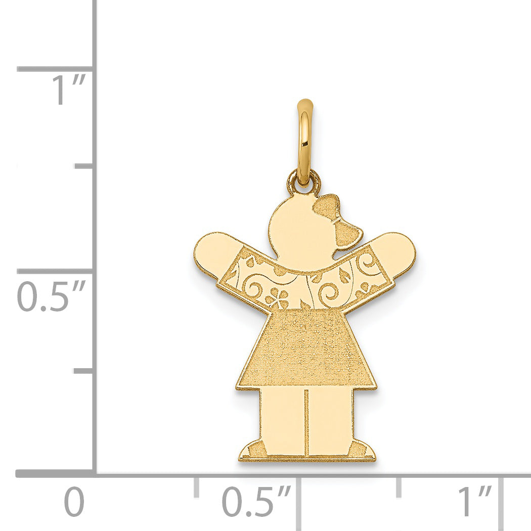 14k Yellow Gold 14k Kid Charm