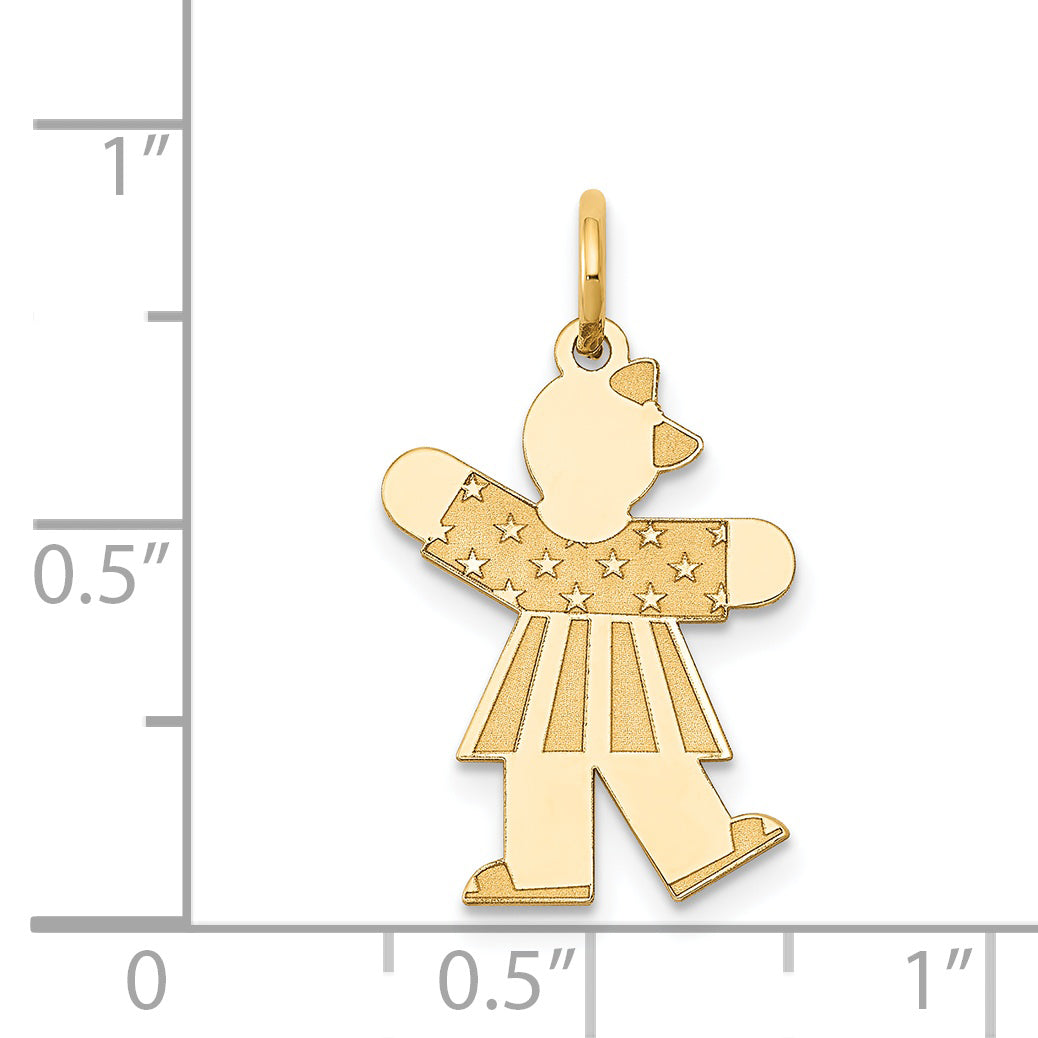 14k Yellow Gold 14k Kid Charm