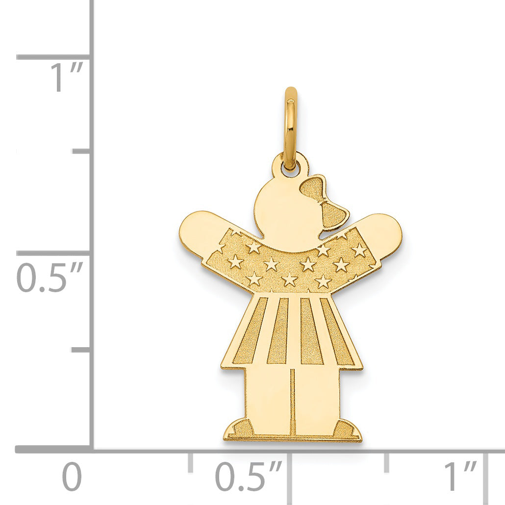 14k Yellow Gold 14k Kid Charm