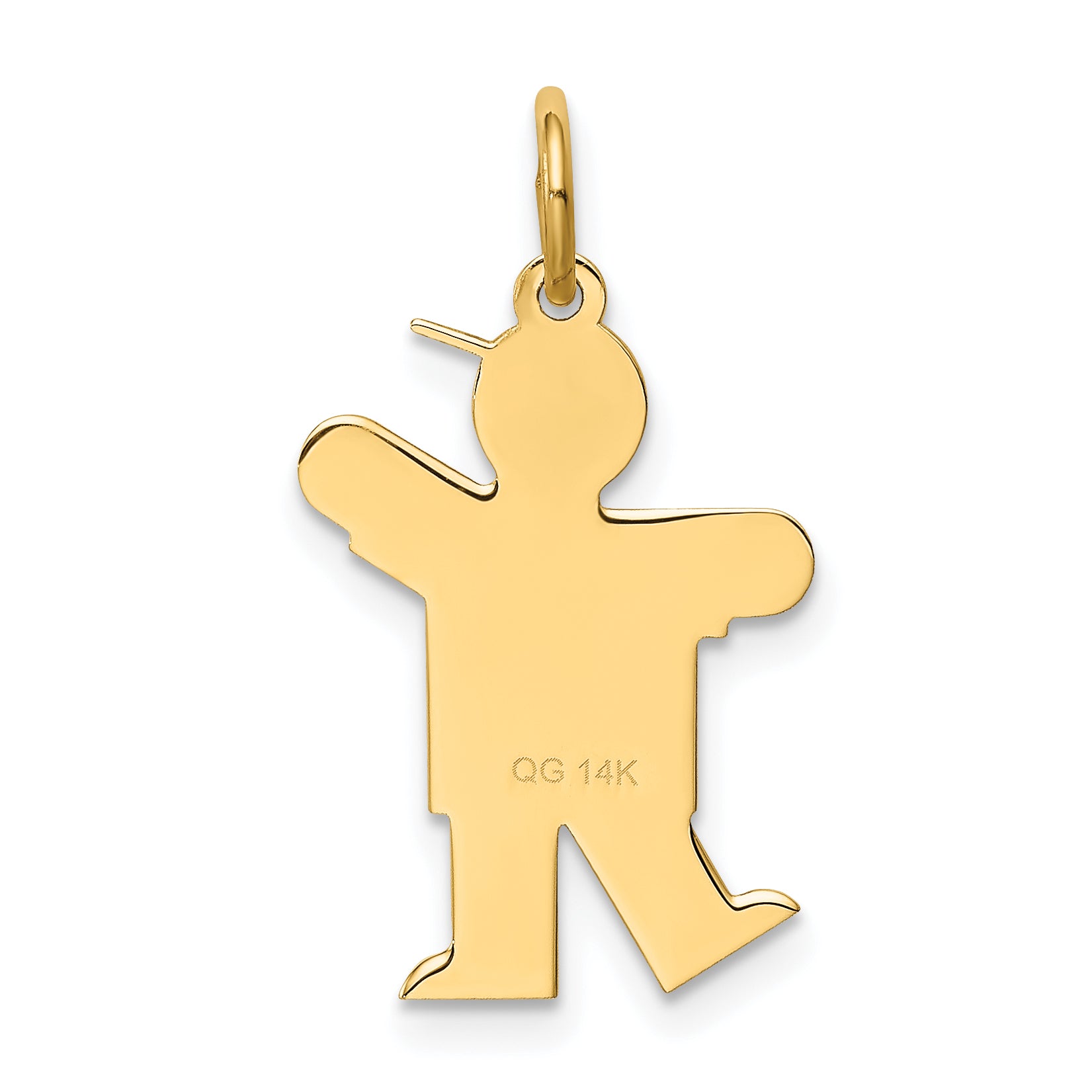14k Yellow Gold 14k Kid Charm