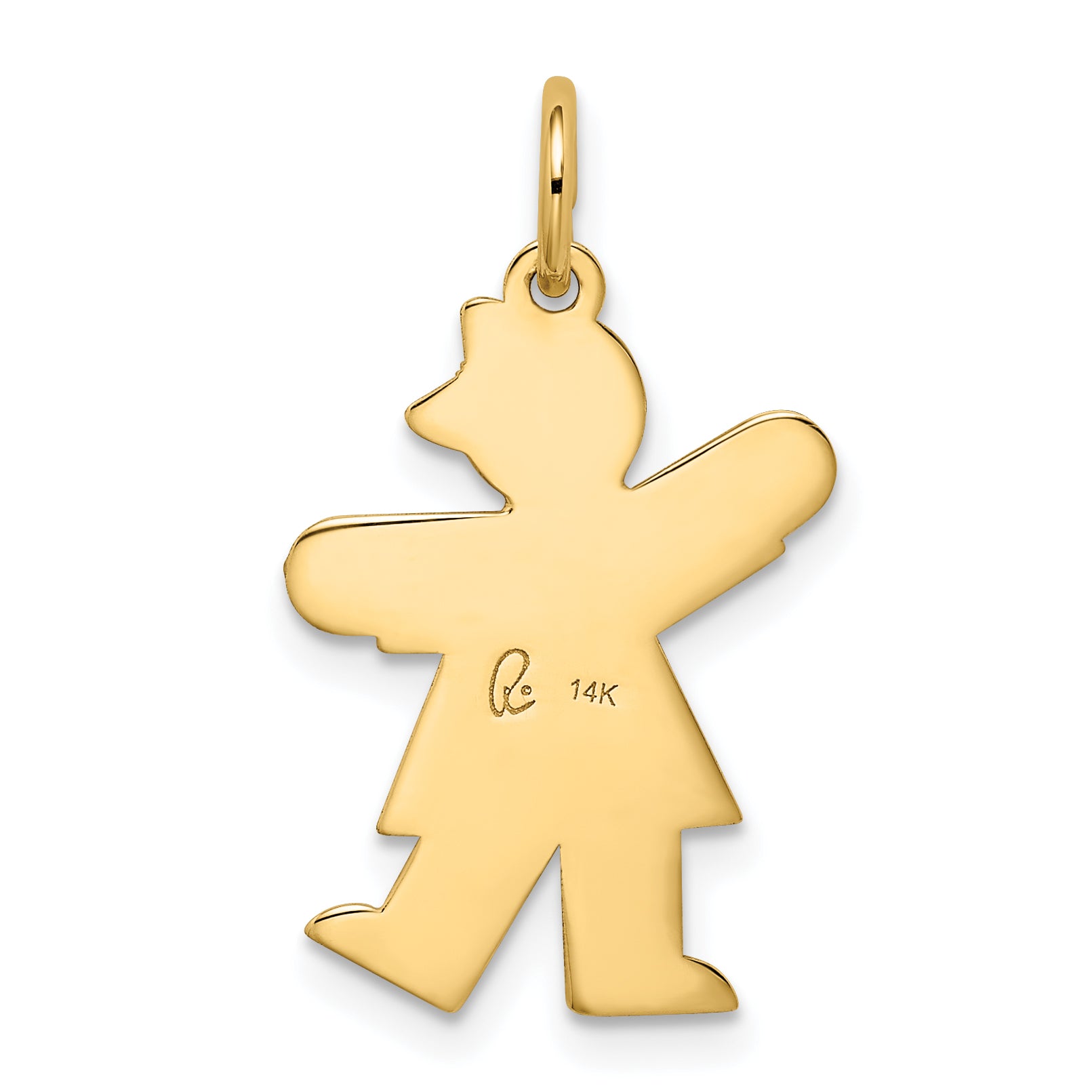 14k Yellow Gold 14k Kid Charm