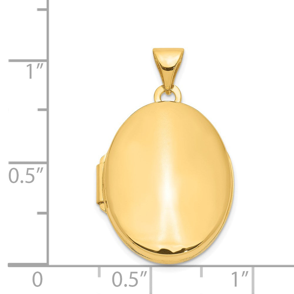 14k Yellow Gold 14k Polished Oval Locket