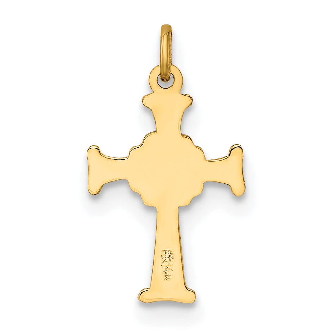 14k Yellow Gold 14k Celtic Cross Charm