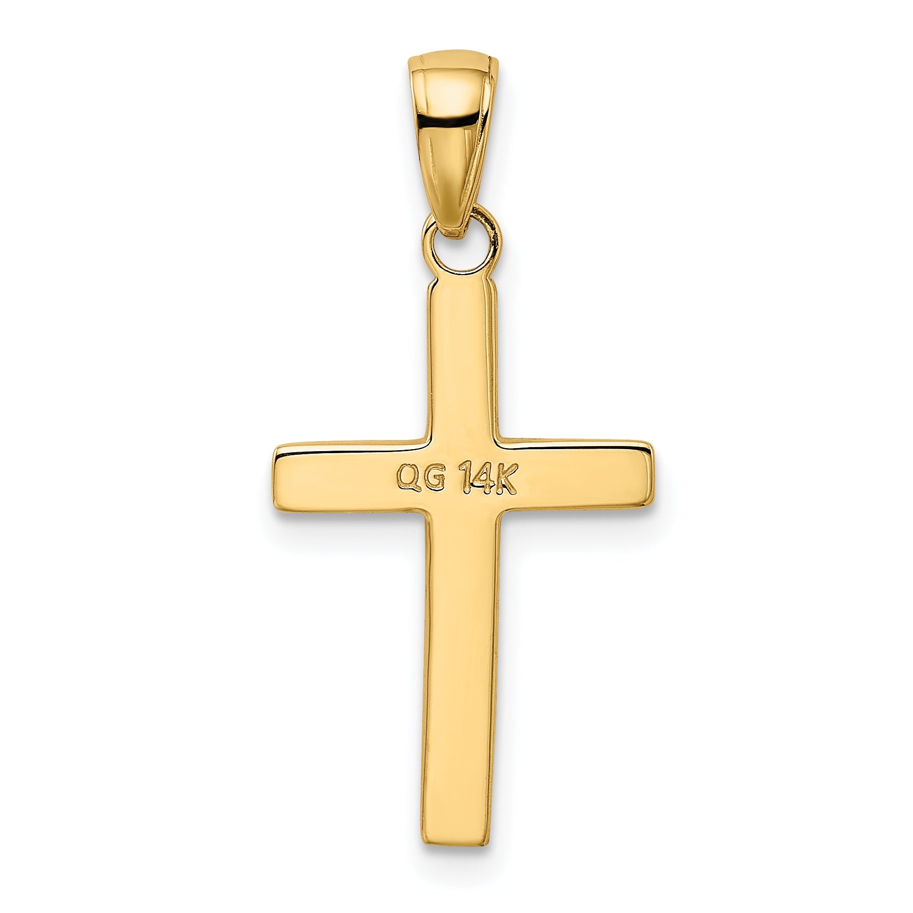 14k Yellow Gold 14k Polished Cross Charm