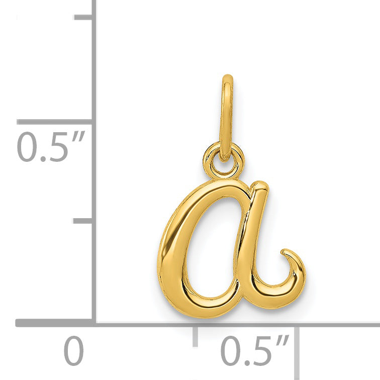 14k Yellow Gold 14k Yellow Gold Letter A Initial Charm