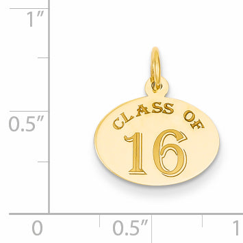 14K Yellow Gold Love Symbol Charm