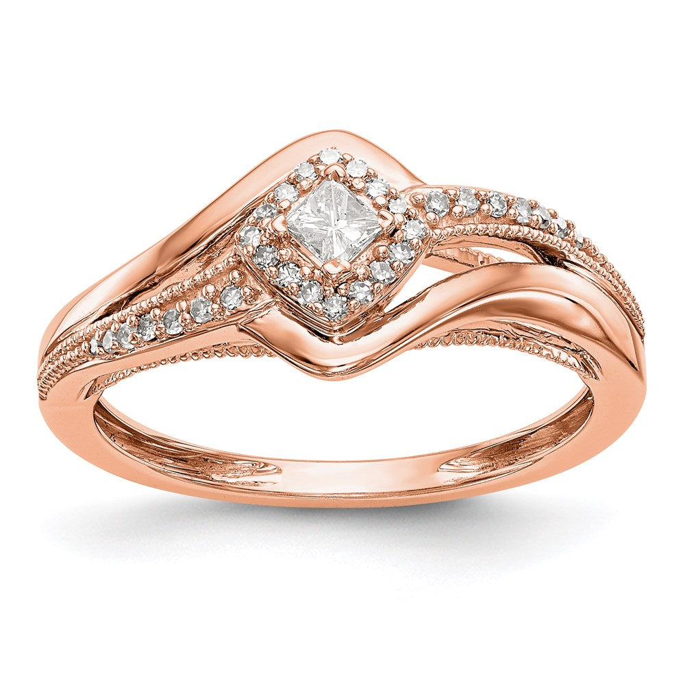 14k rose gold complete real diamond promise engagement ring rm3146e 020 raa