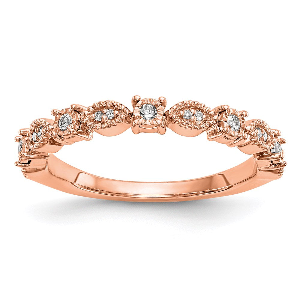 14k rose gold real diamond band rm3360b 012 raa