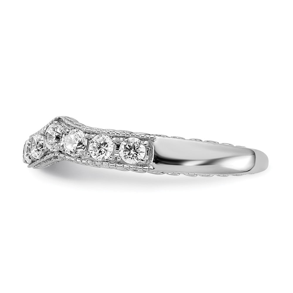 14k white gold real diamond wedding band rm5640b 062 waa